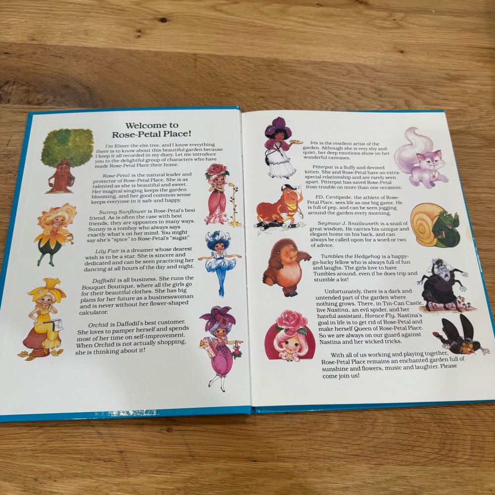 Rose Petal Place Lily Fair Learns a Lesson 1984 Parker Brothers Story Book Vtg - Picture 4 of 8